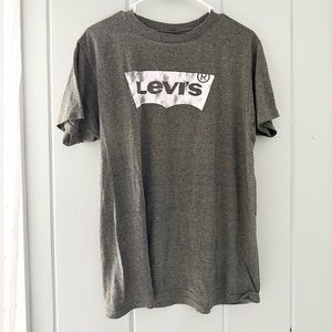Levi’s Heathered Gray-Green Short-Sleeve Tee / M